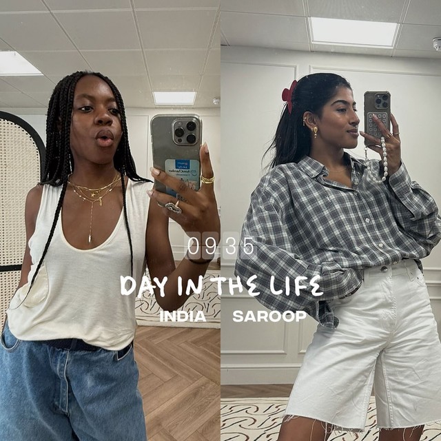 A day in the life of two LG girls with different job titles & equally busy camera rolls – swipe to