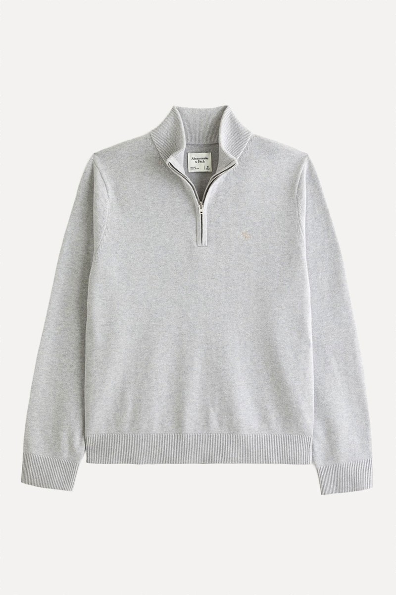 Icon Quarter-Zip Sweater from Abercrombie & Fitch