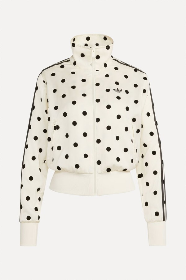 Satin Polka Dots TT Track Top
