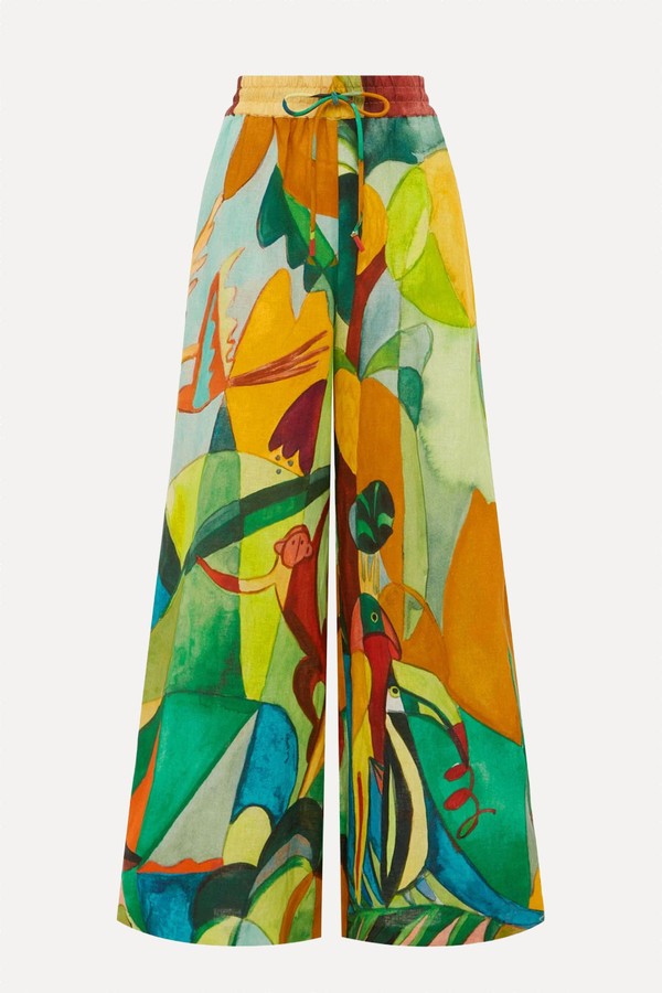 Linen Wide-Leg Pants from Alémais x Mokshini