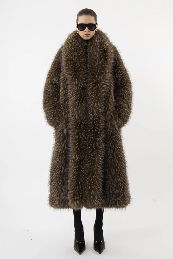Long Faux Fur Coat from Arakii