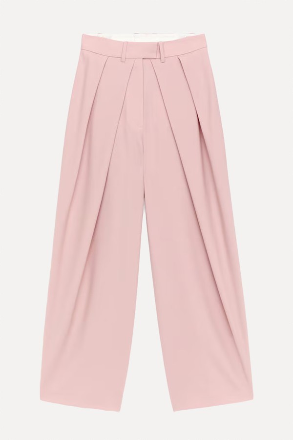 Draped Pleated Trousers  from ARKET