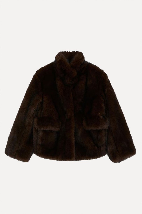 Faux Fur Jacket from ARKET