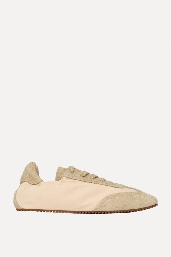 Suede-Nylon Trainers from ARKET