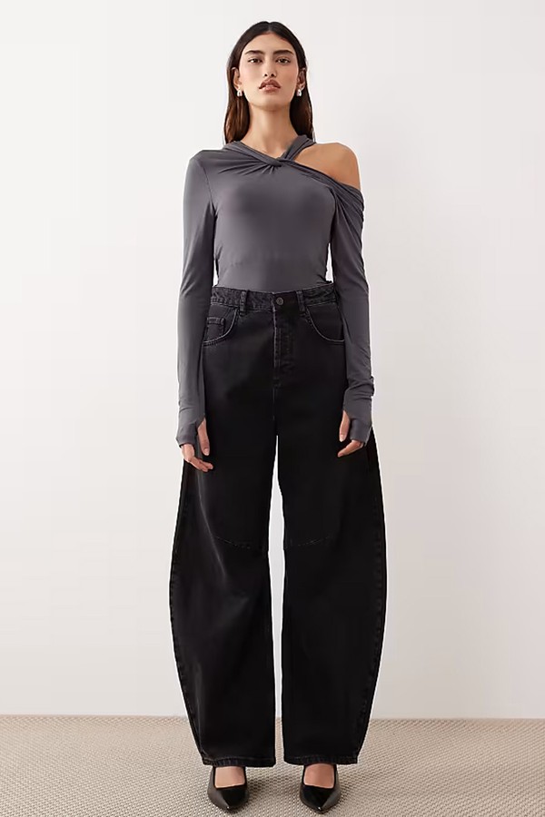 Sydney Denim Barrel Leg Jeans from ARRANGE