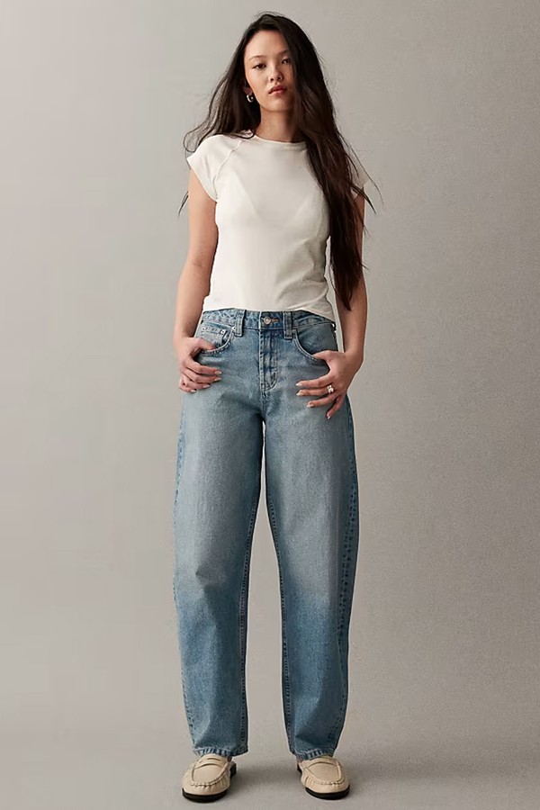 Circular Design Collection Slim Barrel Jeans from ASOS DESIGN
