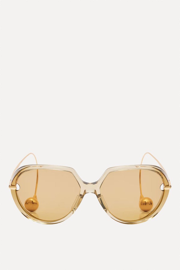 Drop Oversized Sunglasses from Bottega Veneta