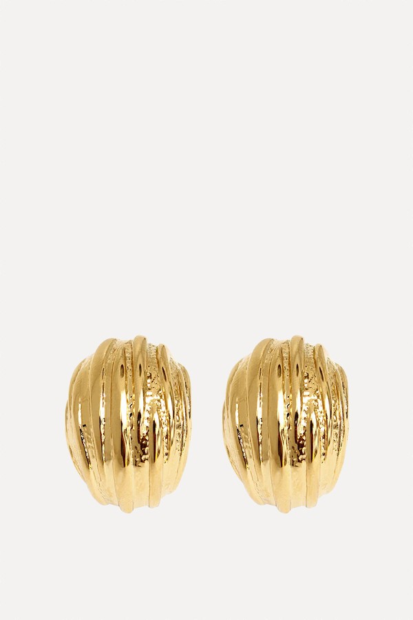 Athena Demi Hoop Clip Earrings from By Alona