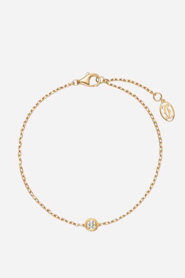 D'amour Extra Small 18ct Yellow-Gold & Diamond Bracelet from Cartier