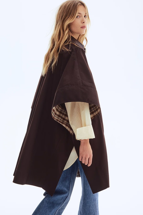 Collared Cape Coat 