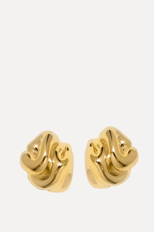 Knoll Recycled Gold Vermeil Earrings from Completedworks