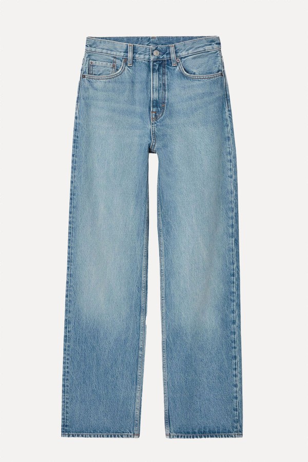 Column Straight-Leg Jeans from COS