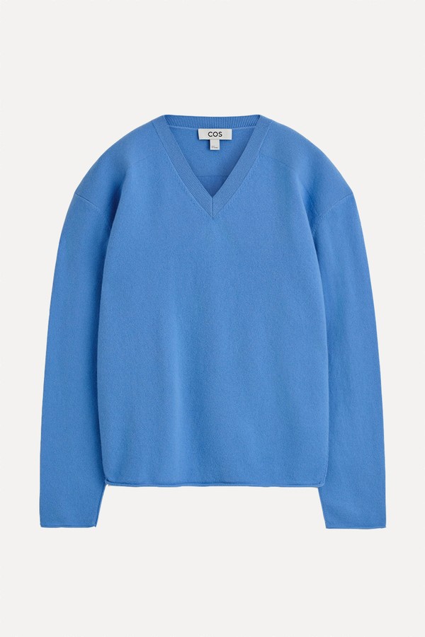 Merino Wool V-Neck Jumper