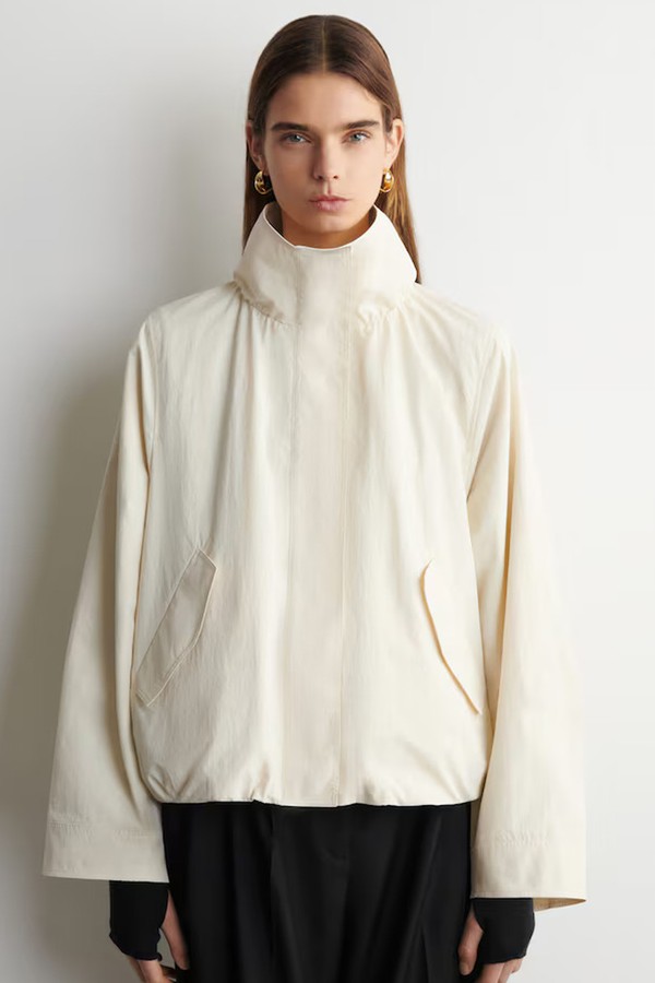 Nylon Funnel-Neck Jacket from COS