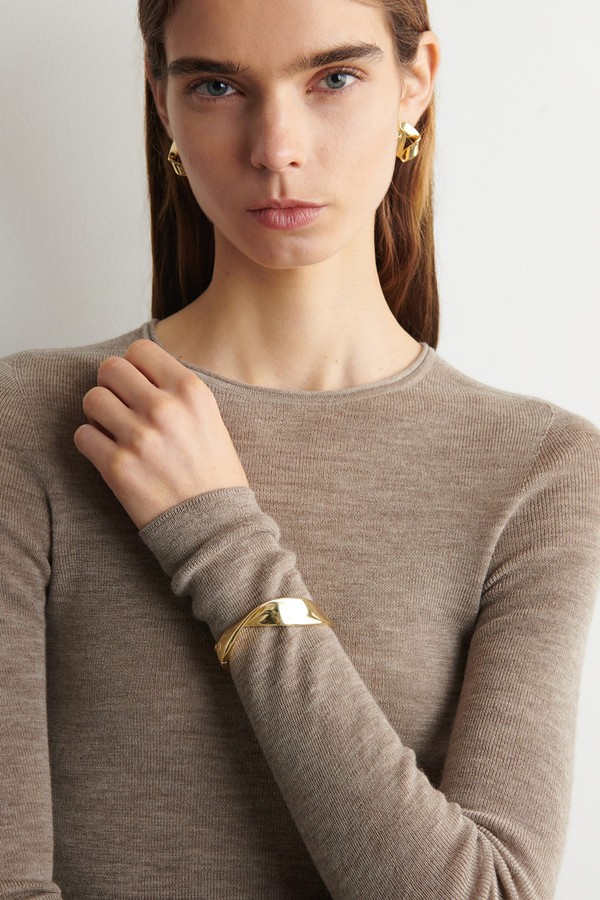 Seamless Merino Wool Long-Sleeved Top