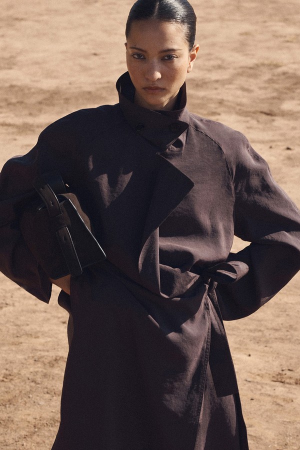 Utility Trench-Style Midi Dress