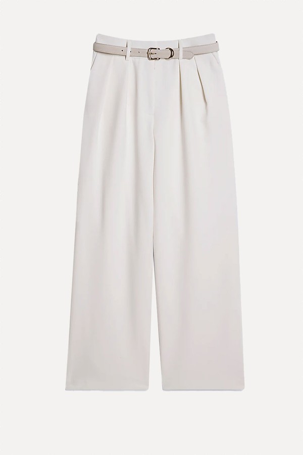 Belted Wide Leg Trousers from River Island