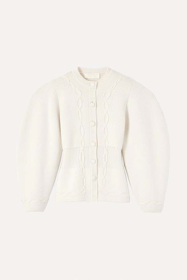 Structured Embroidered Knit Jacket from Destree