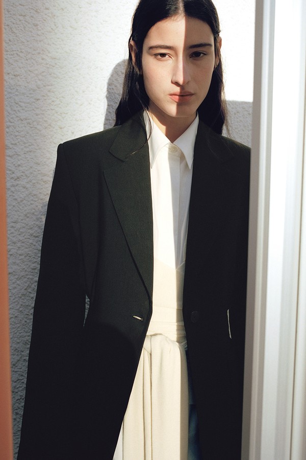 Fitted Lyocell Jacket