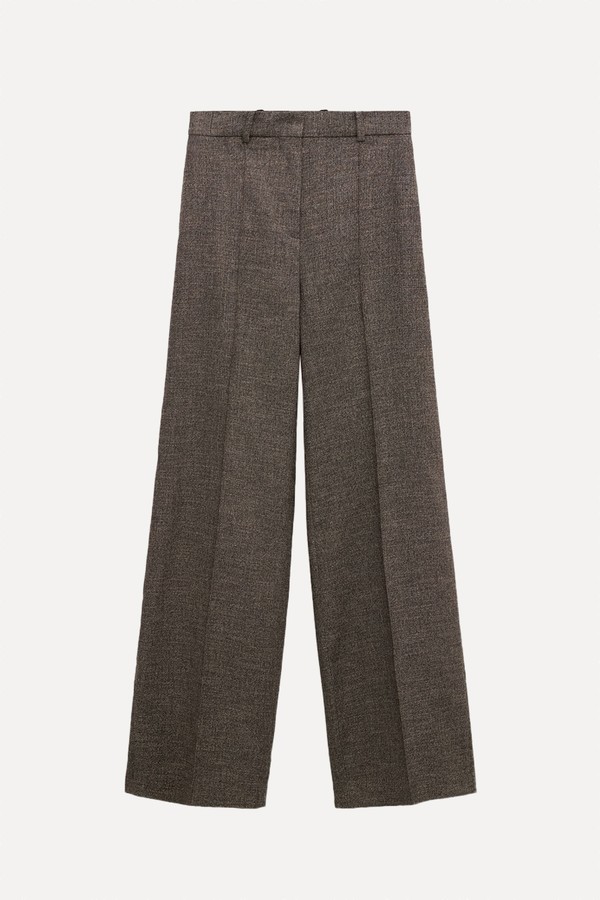 Flecked Suit Trousers