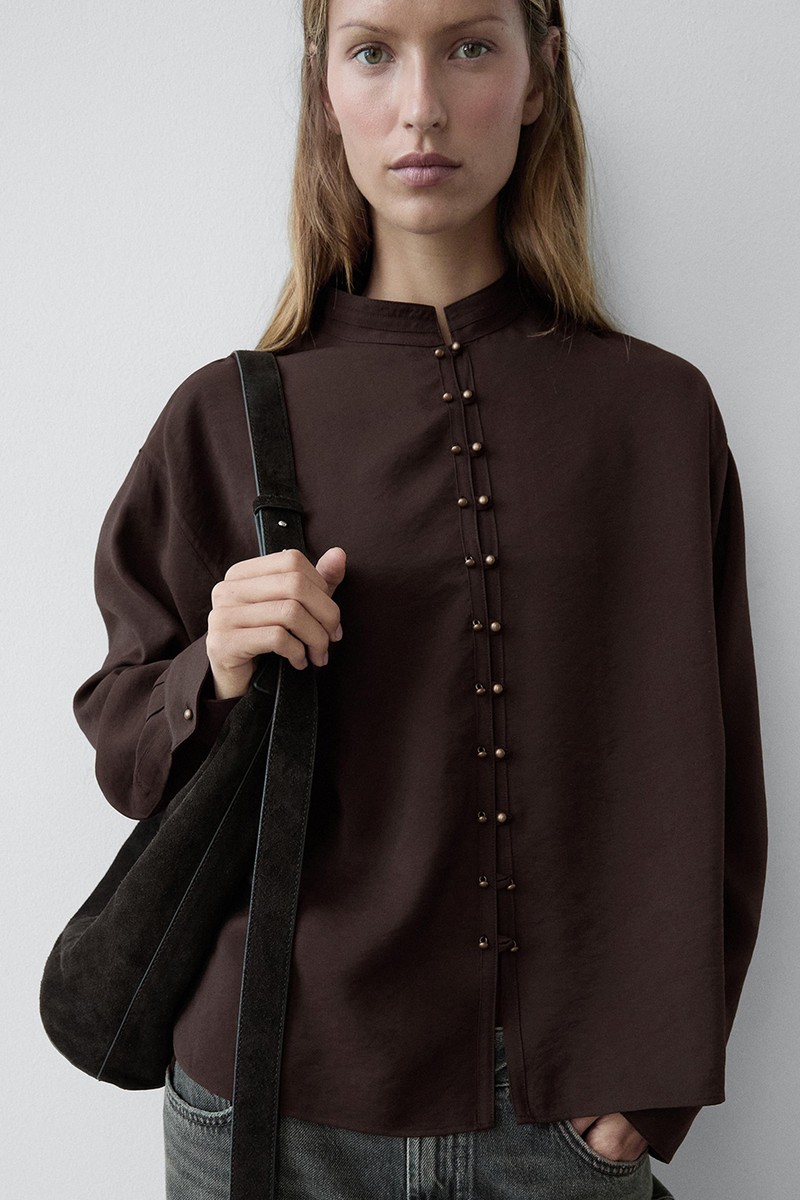 Flowing Shirt With Button Details