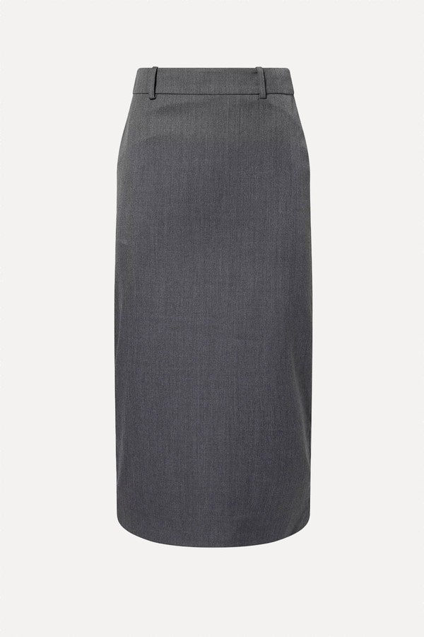 Alrose Pencil Woven Midi Skirt from The Frankie Shop
