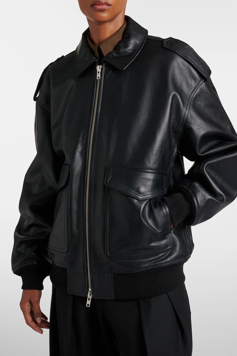 Viper Leather Jacket from The Frankie Shop