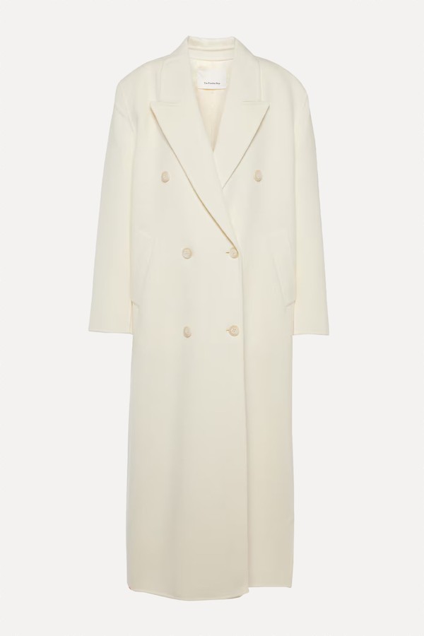 Gaia Double-Breasted Wool-Blend Coat from The Frankie Shop