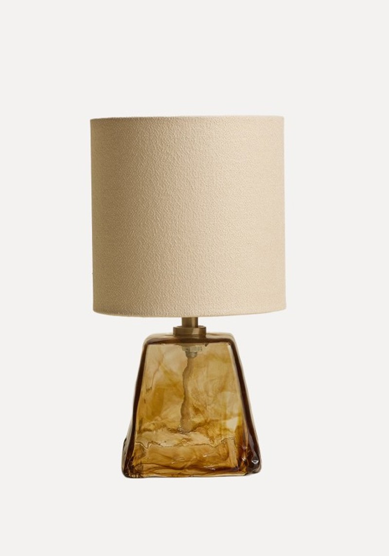 Glass Small Table Lamp 