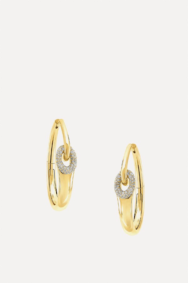 Be Together Diamond Hoop Earrings from Graff