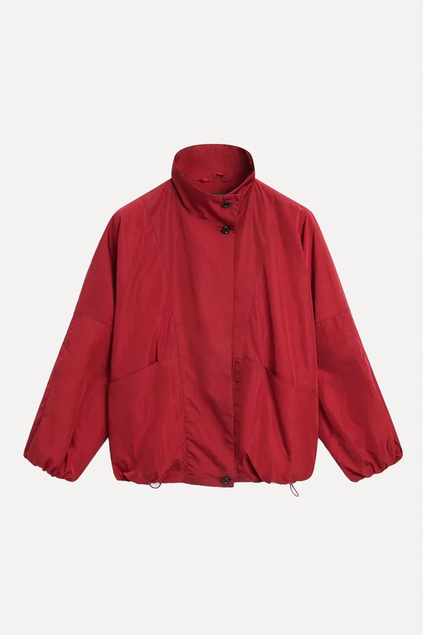High Neck Bomber Puff Jacket from Massimo Dutti