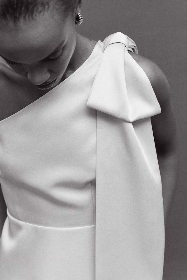 Bow-Detail One-Shoulder Top from H&M