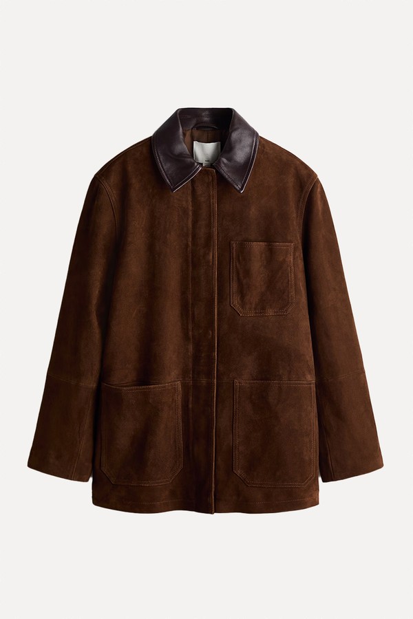 Collared Suede Jacket