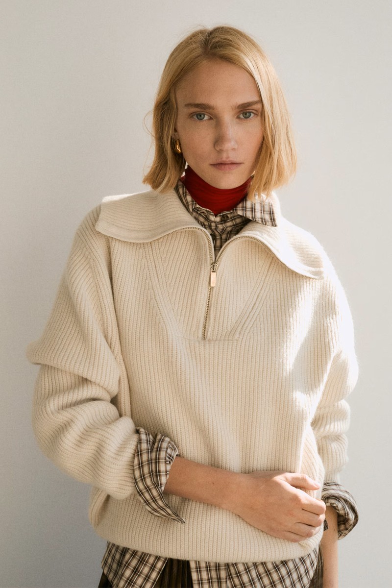 Rib-Knit Zip-Top Jumper from H&M