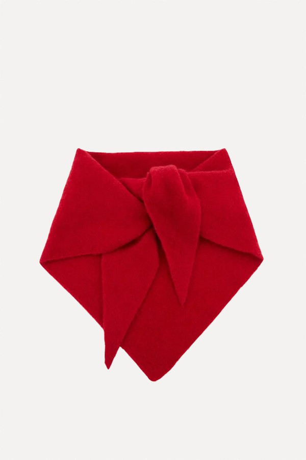 Wool Blend Triangle Scarf from HUSH