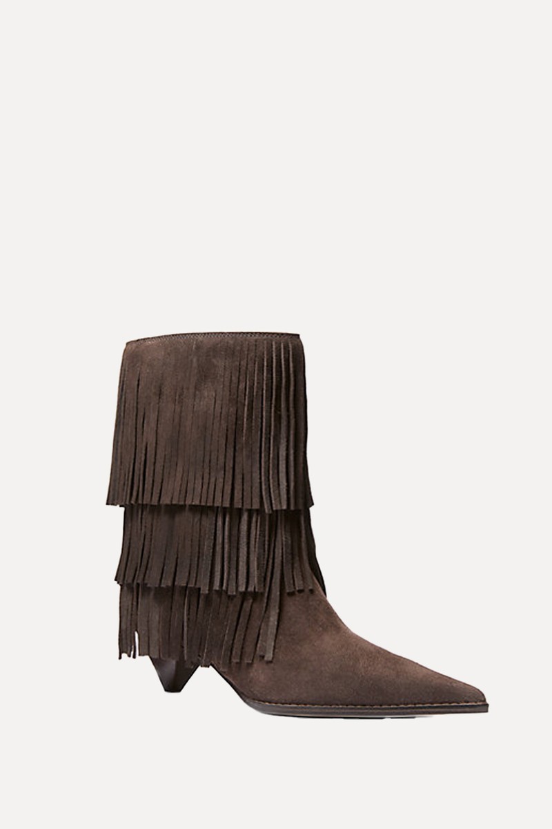 Jayla Fringed Suede Boot