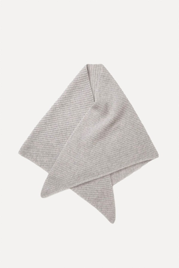 Triangle Knitted Cashmere Scarf from Kiltane
