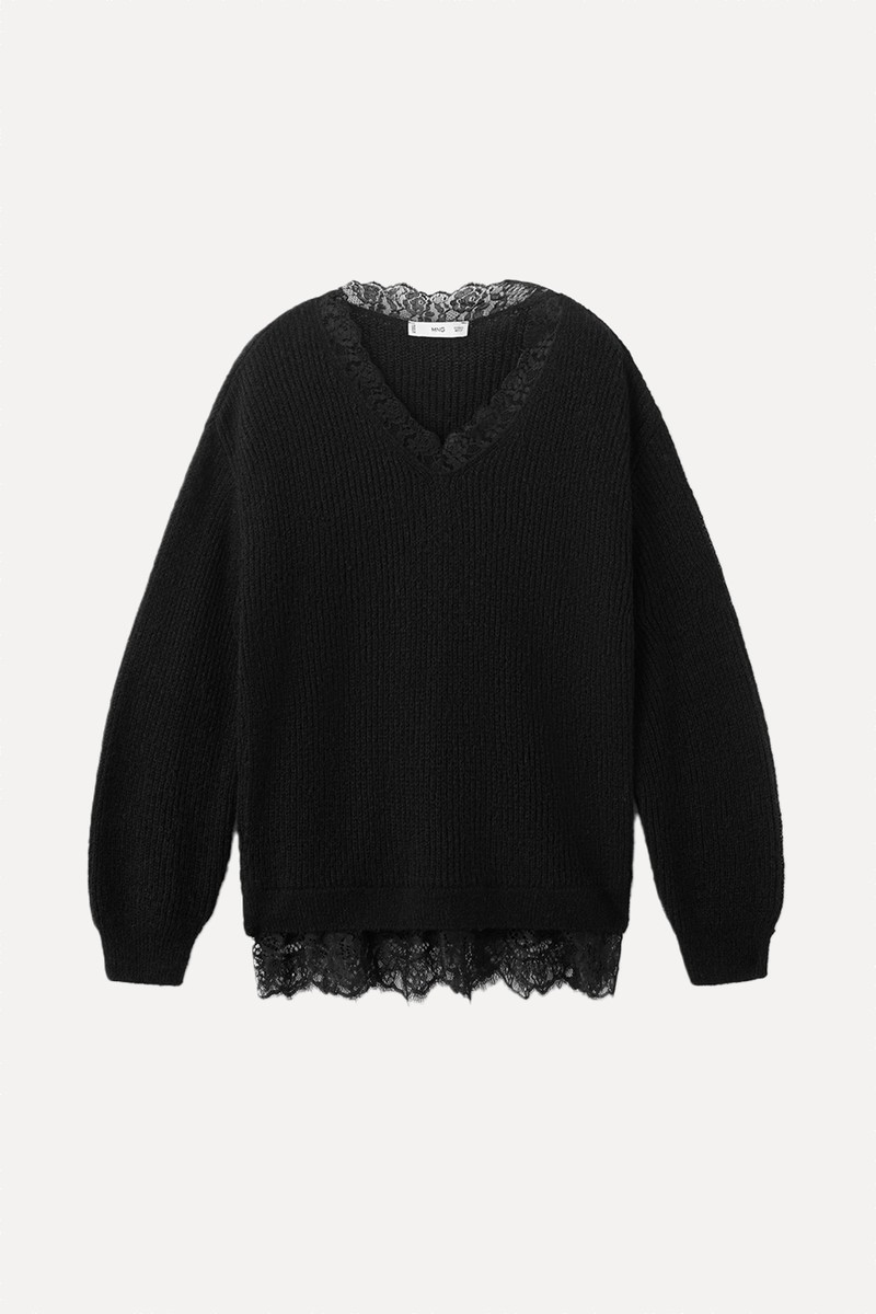 Lace Knit Sweater