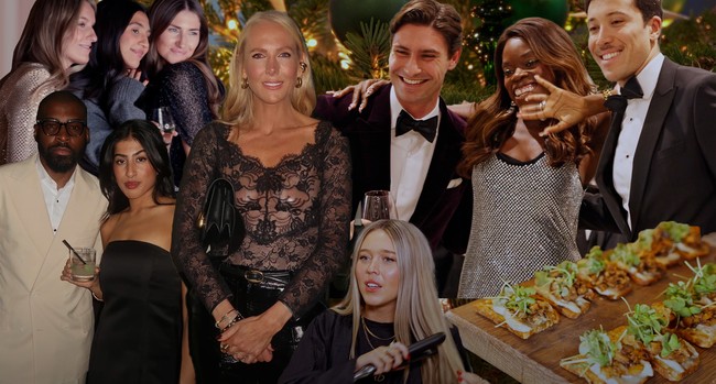 SheerLuxe Christmas Party: GRWM, Party Dresses & Make-up Favourites 