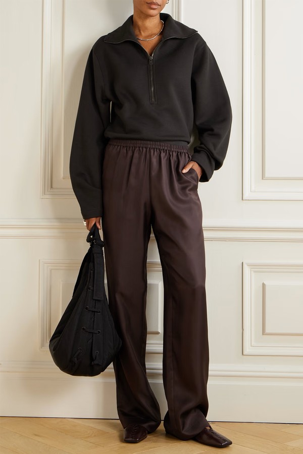 Wool & Cotton-Blend Zip-Up Sweater from Lemaire