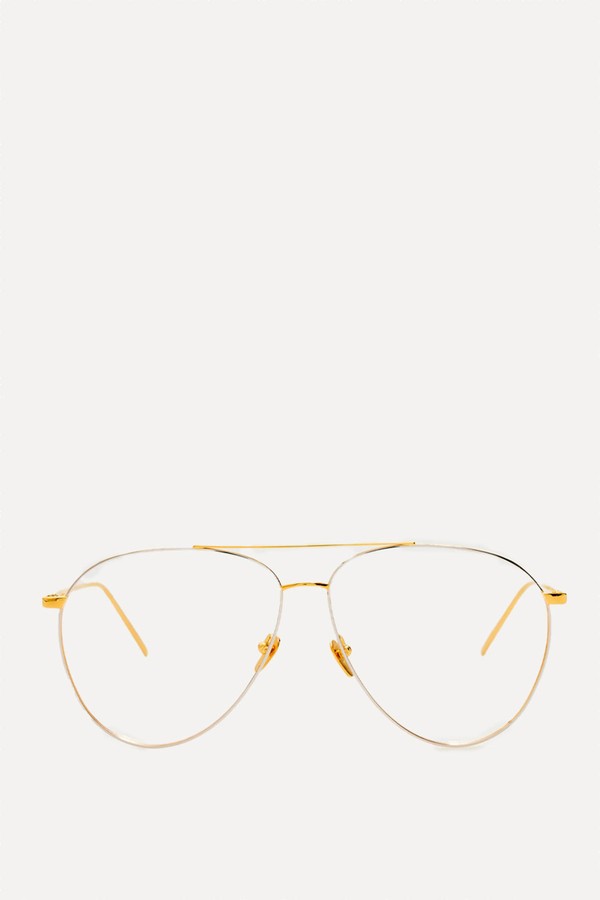 Kirk Aviator Optical Frames from Linda Farrow
