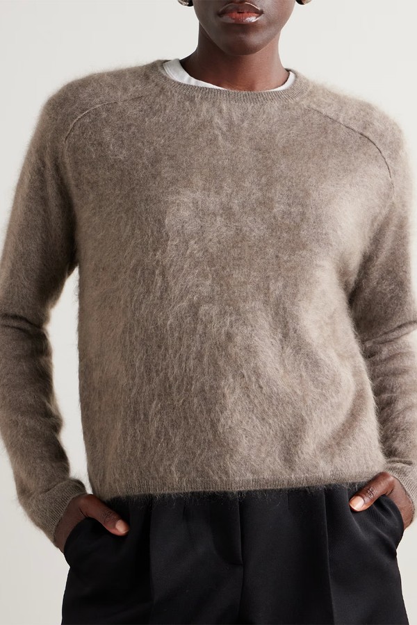 Lexia Brushed-Cashmere Sweater from Lisa Yang