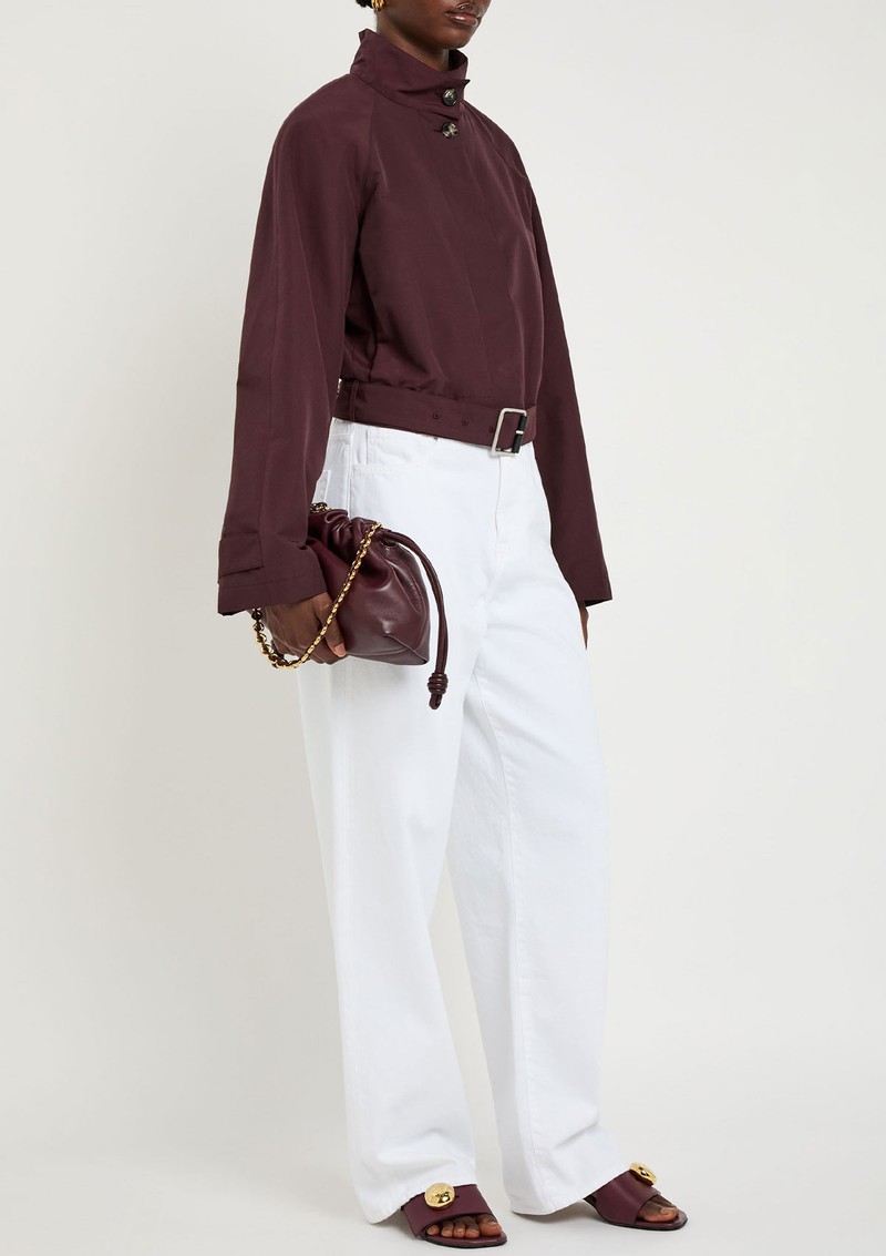 Belted Cotton-Blend Poplin Trench Jacket from Loewe