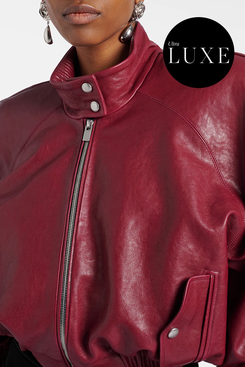 Glossed-Leather Jacket from Magda Butrym