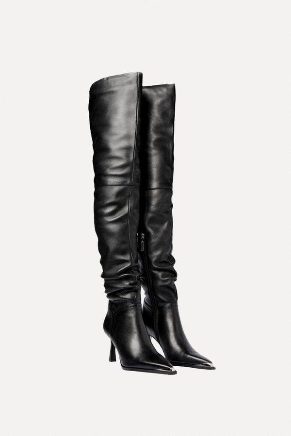 Sienna Leather Over The Knee Boots from Mallet