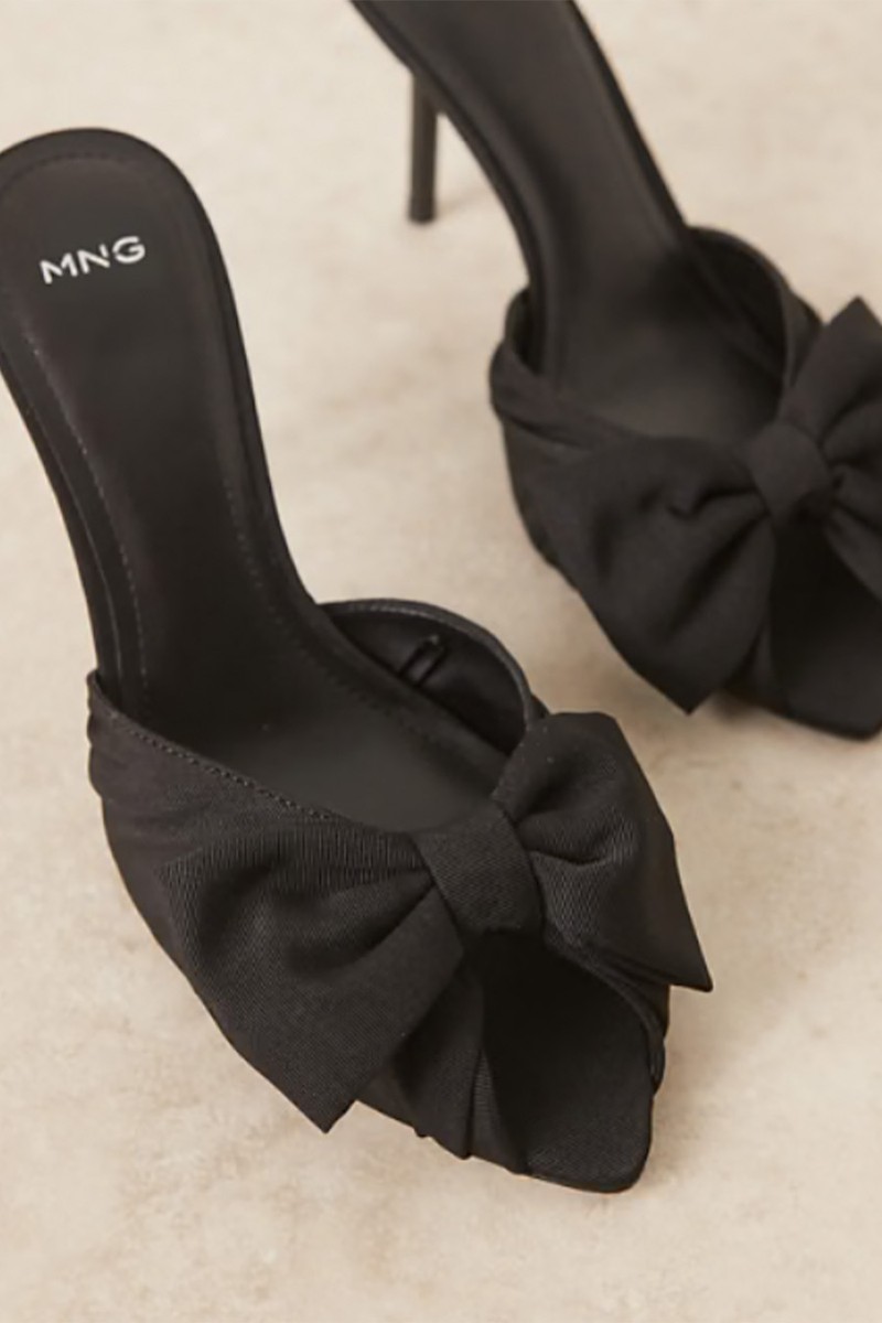 Bow Heel Sandals from Mango