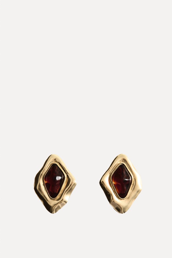 Combined Irregular Earrings from Mango