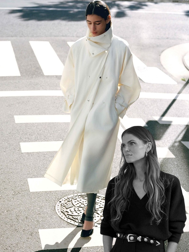 Oversized Funnel Neck Trench With Belt from Mango