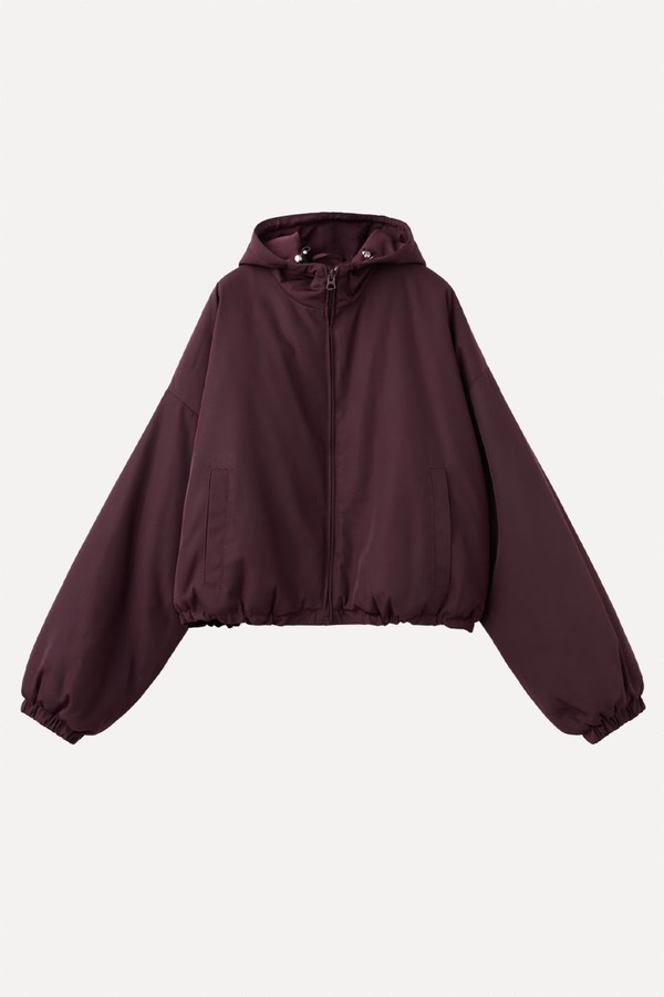 Oversized Hooded Jacket from Mango
