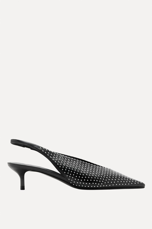 Rhinestone Heel Shoes from Mango